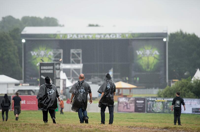Schon seit Beginn der Woche kommen die ersten Besucher an. Der Mittwoch gilt als Warm-Up-Tag vor dem offiziellen Beginn des weltgrößten Metal-Festivals.