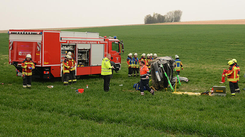 Feuerwehren aus vier Städten waren an dem Einsatz beteiligt.