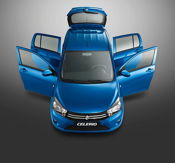Der neue Suzuki Celerio ist nur 3,60 Meter lang, bietet aber reichlich Platz im Innenraum.