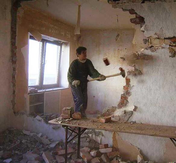Viel Eigenarbeit war nötig.