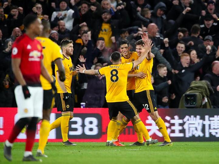 Die Wolverhampton Wanderers besiegten vor eigenem Publikum Manchester United.