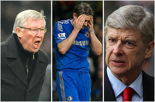 Arsenal-Coach Arsene Wenger (rechts im Bild): "Der Rest Europas hat uns eingeholt"