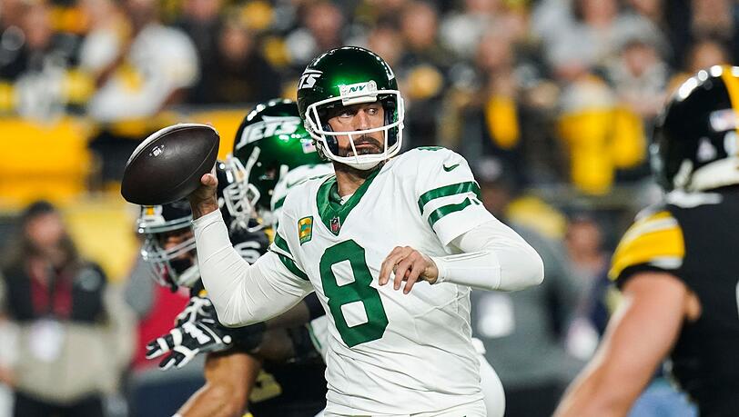 Trägt zukünftig das Gelb und Schwarz der Pittsburgh Steelers: Quarterback Aaron Rodgers.
