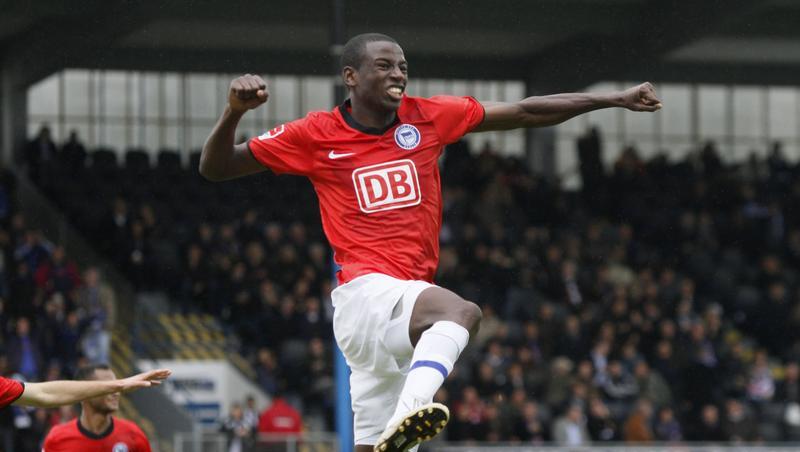 Adrian Ramos im Hertha-Trikot Adrian Ramos im Hertha-Trikot
