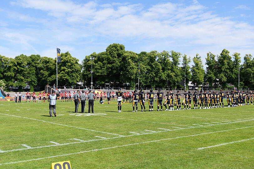 Dantestadion:
Derzeit gehen hier die Munich Cowboys auf Touchdownjagd. Bei Sommerspielen könnten hier die Rugby-Spieler ihr Glück beim Kampf um olympisches Edelmetall versuchen.