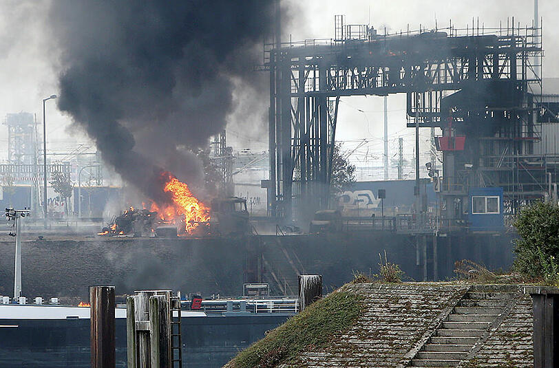 Verheerende Explosion bei BASF in Ludwigshafen. Die Bilder.