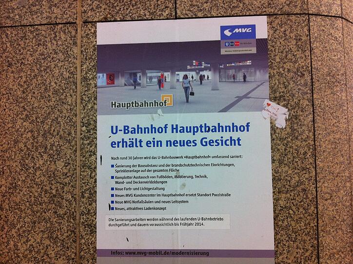 Der Hauptbahnhof soll schöner werden.