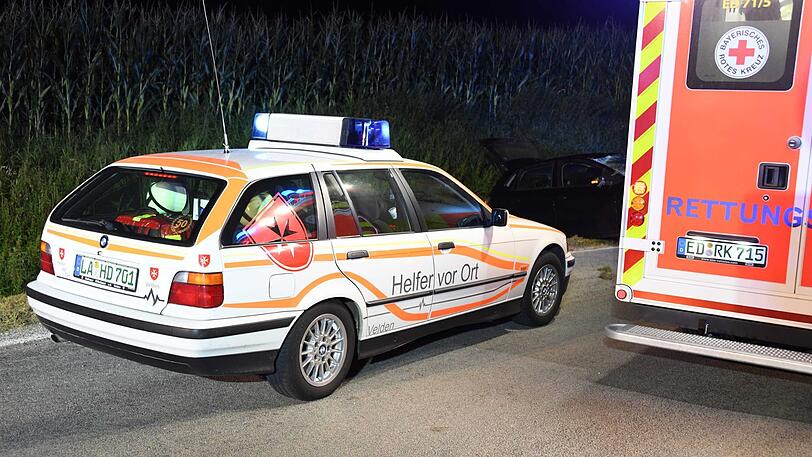 Sie wurden bei dem Unfall leicht verletzt.