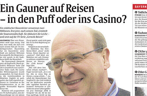 So berichtete die AZ am 14. März über den früheren Kassenwart von Hauzenberg.