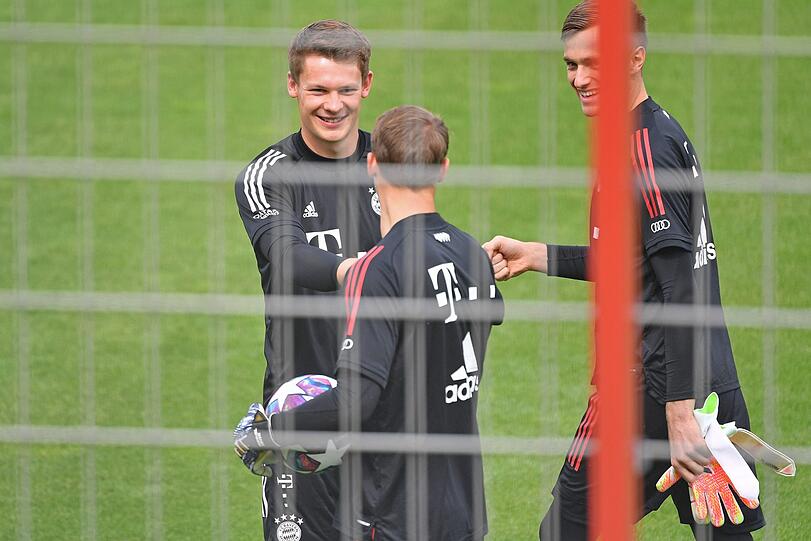 Konkurrenzkampf im Tor des FC Bayern.
