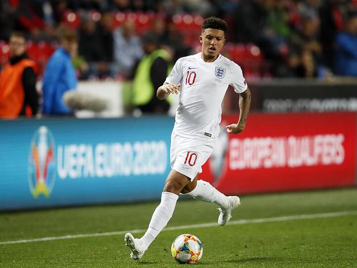 Jadon Sancho kehrte wohl zu spät von der englischen Nationalmannschaft nach Dortmund zurück.