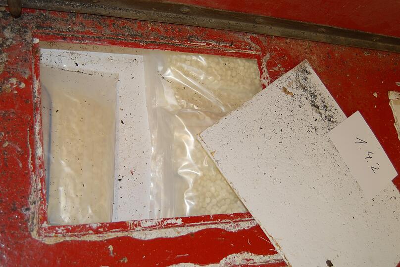 Im Juli und November 2010 hatten die Fahnder des Zollfahndungsamtes München in Rosenheim und Brannenburg 155 000 Mephedron-Tabletten sichergestellt. Die Bilder