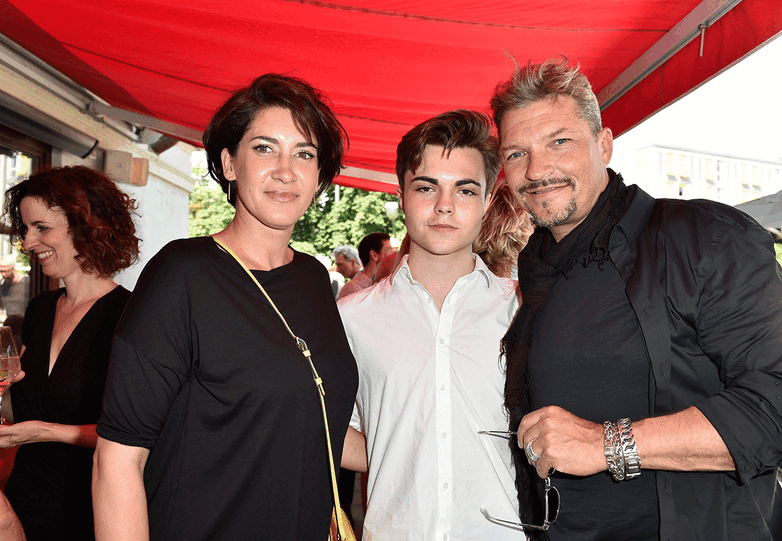Hardy Krüger jr. mit seiner Frau Alice und dem gemeinsamen Sohn Noah.