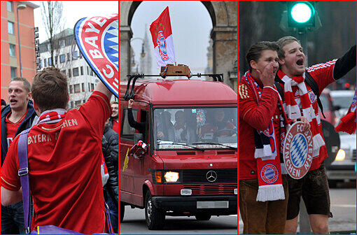 Bilder von der Mini-Meister-Feier auf der Leopoldstraße