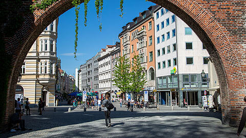 Der Blick in die Sendlinger Straße