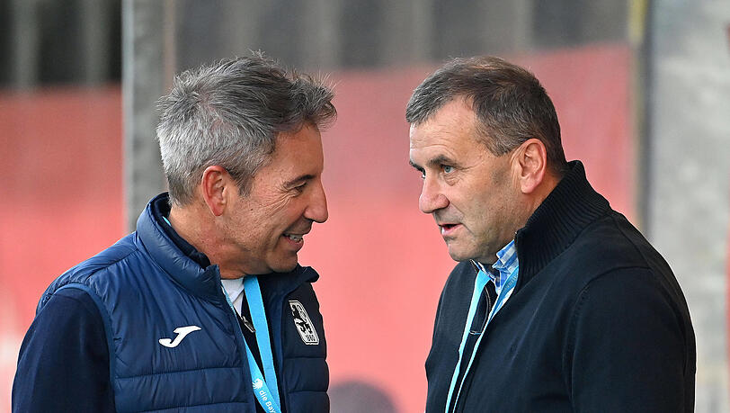 Volles Vertrauen: Gernot Mang (l.) im Gespräch mit Manfred Paula, dem Ex-NLZ-Leiter und neuem Geschäftsführer. Volles Vertrauen: Gernot Mang (l.) im Gespräch mit Manfred Paula, dem Ex-NLZ-Leiter und neuem Geschäftsführer.