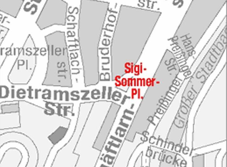 Der Sigi Sommer Platz liegt in Sendling.