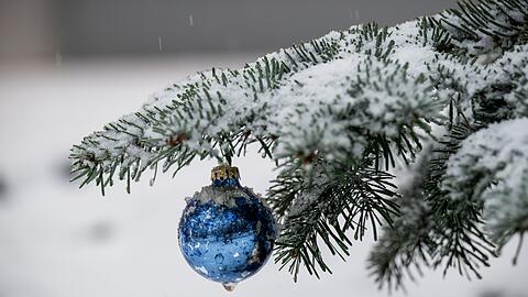 Die Wetterprognose f&uuml;r die Weihnachtstage ist noch unsicher. (Archivbild)
