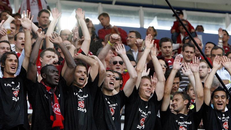 Jubel, Trubel, Bundesliga: Der 1. FC Nürnberg feiert seinen Wiederaufstieg. Jubel, Trubel, Bundesliga: Der 1. FC Nürnberg feiert seinen Wiederaufstieg.