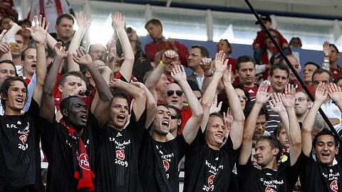 Jubel, Trubel, Bundesliga: Der 1. FC Nürnberg feiert seinen Wiederaufstieg.