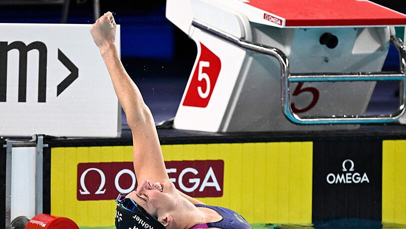 Angelina Köhler gewann Silber über 100 Meter Schmetterling. Angelina Köhler gewann Silber über 100 Meter Schmetterling.