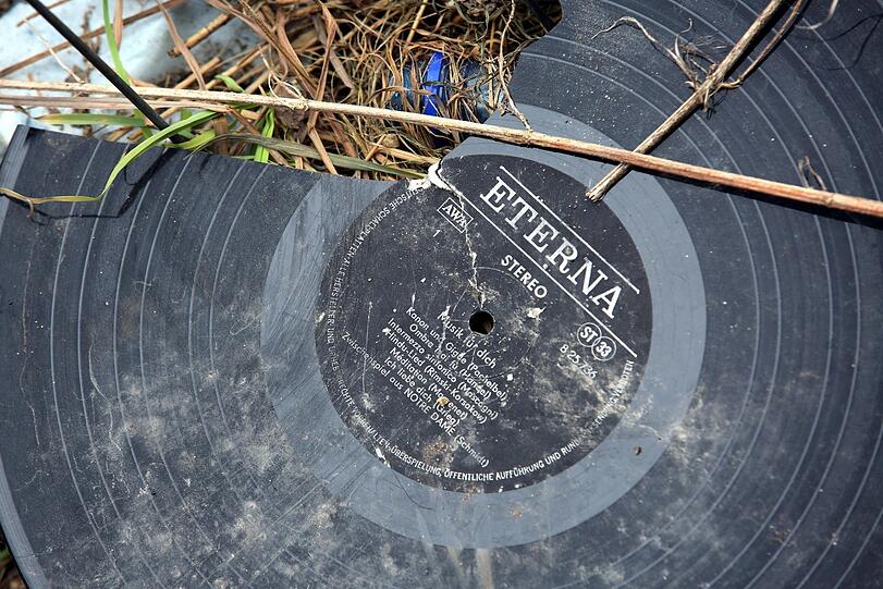 "Musik für dich" - diese alte LP ist schon lange verstummt.