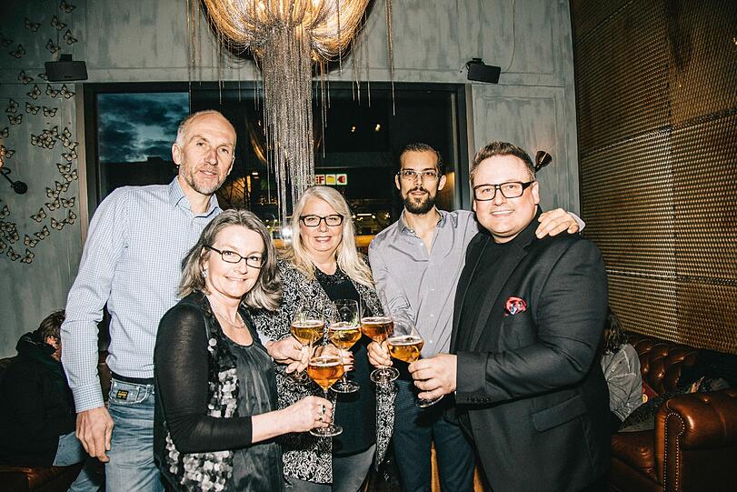 Werner Schuegraf, Renate Ladner, Sabine Emmerich, Michael Urban und Markus Mensch