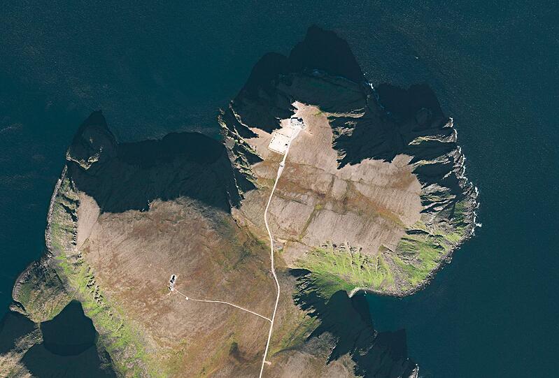 Das Nordkap:  Hoch droben am nördlichen Rand des Kontinents auf der norwegischen Insel Mageroya.