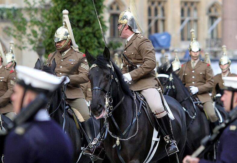 Die Vorbereitungen zur Hochzeit des Jahres in London.