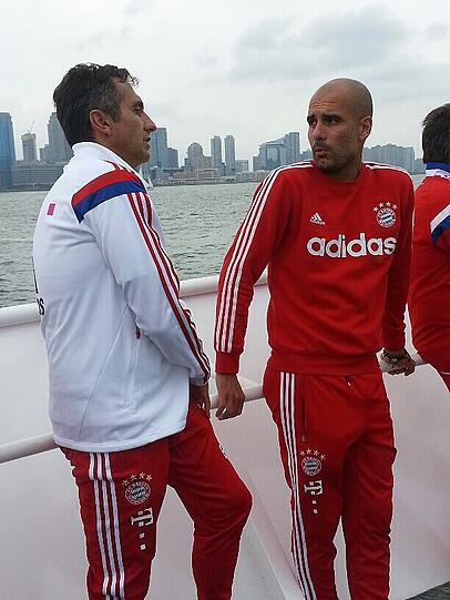 Weitere Bilder der Sightseeing-Tour des FC Bayern München.