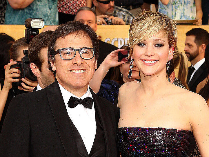 David O. Russell und Jennifer Lawrence bei den "Screen Actors Guild Awards" im Januar 2014