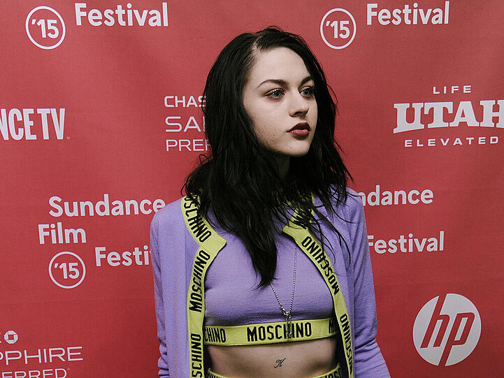 Frances Bean Cobain auf der Premiere von "Kurt Cobain: Montage of Heck"