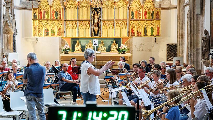 Damit tats&auml;chlich 72 Stunden Posaunenmusik am St&uuml;ck erklingen kann, ist der Ablauf genau durch choreografiert.