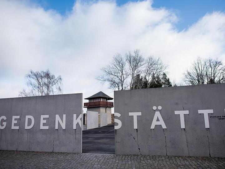 Der Eingang zur Gedenkstätte Sachsenhausen.