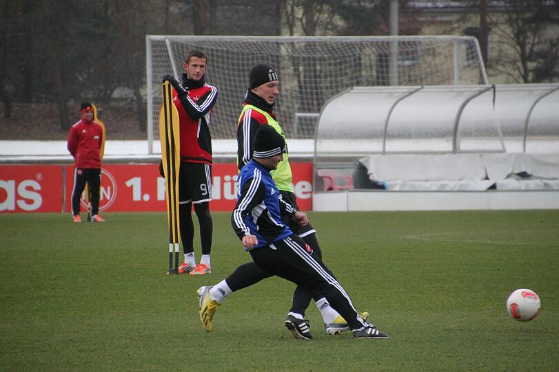 Mittendrin beim Training: Coach Michael Wiesinger.