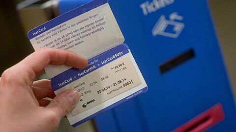 Ab 12. Dezember kostet die IsarCard der Zone M für eine Woche 18,60 Euro. (Archivbild)