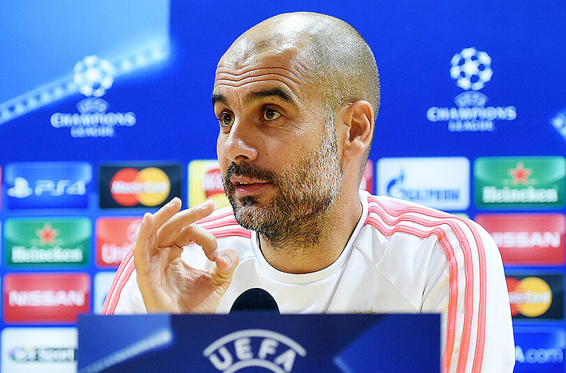 Der Trainer des FC Bayern München, Pep Guardiola.