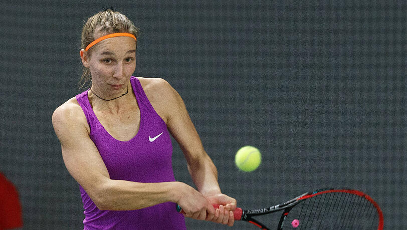 Qualifikantin Tamara Korpatsch verpasste das erste Halbfinale ihrer Karriere auf der WTA-Tour. Qualifikantin Tamara Korpatsch verpasste das erste Halbfinale ihrer Karriere auf der WTA-Tour.