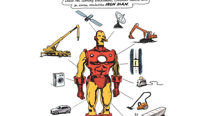 Der "Iron Man" in "Welt ohne Ende". Der "Iron Man" in "Welt ohne Ende".