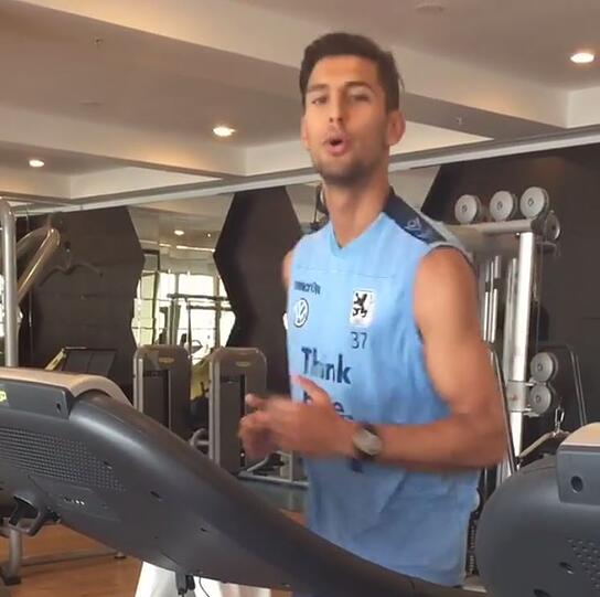 Flißig, fleißig: Youngster Sertan Yegeoglu postete ein Video von ihm auf dem Laufband. Und schrieb: "Ich wünsche euch allen schöne Ferien. Für mich beginnt die Vorbereitung jetzt schon."