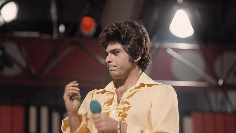 Ricky Shayne 1970 bei einem Auftritt in der "ZDF-Hitparade".