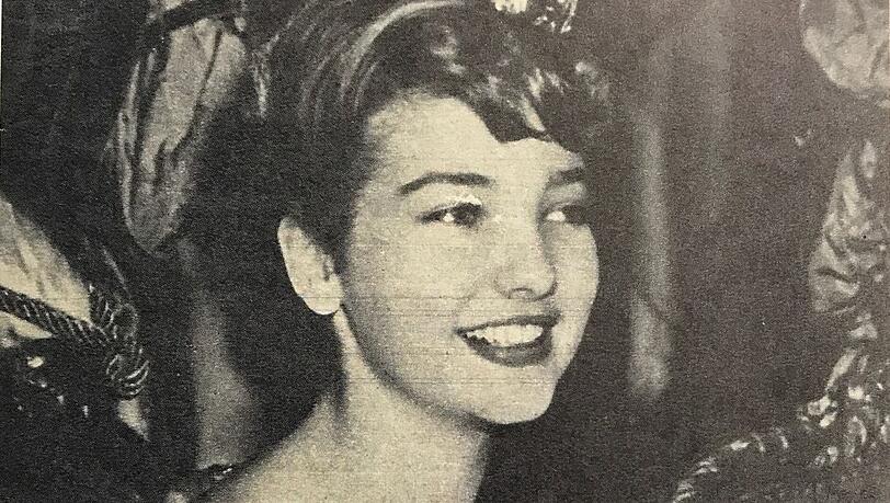 1958: Carolin Reiber als Prinzessin. 1958: Carolin Reiber als Prinzessin.