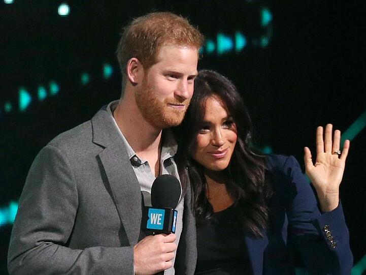 Der britische Prinz Harry und seine Frau Herzogin Meghan werden bald Eltern.