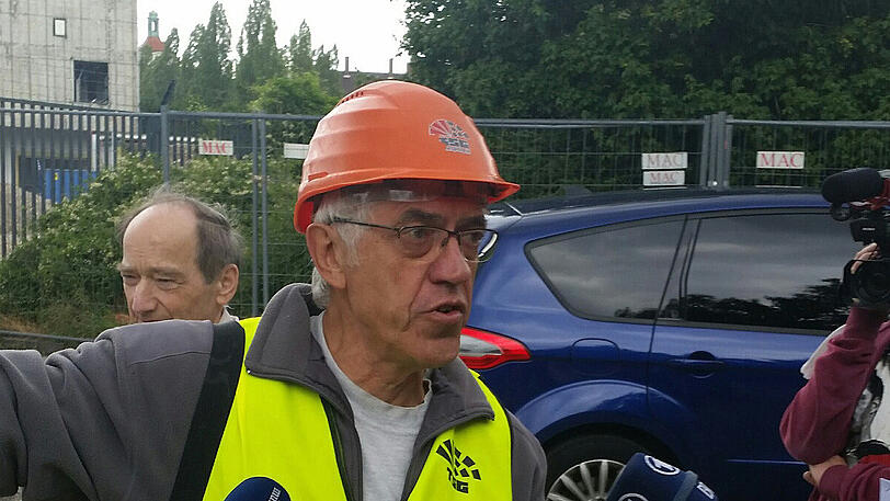 Sprengmeister Martin Hopfe hat 34 Jahre Berufserfahrung.