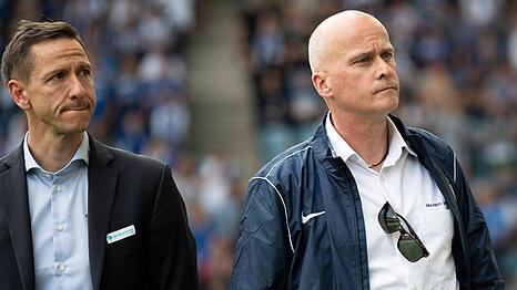 Beim TSV 1860 herrscht zwischen Geschäftsführer Marc-Nicolai Pfeifer (li.) und Präsident Robert Reisinger weiter Uneinigkeit.