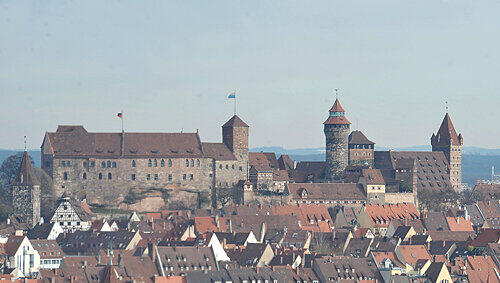 Die Altstadt von Nürnberg. Die Altstadt von Nürnberg.