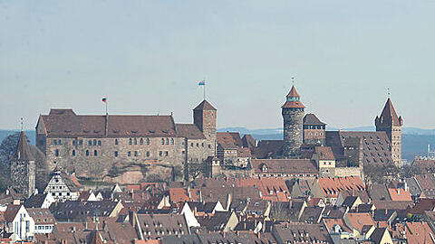 Die Altstadt von Nürnberg.