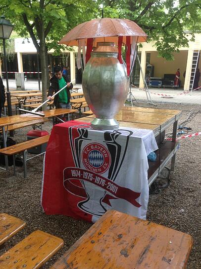 Das Wetter meint es heute nicht gut mit den Bayern.