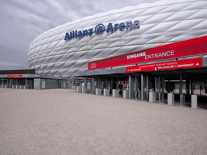 Die Allianz Arena in München. Foto: Sven Hoppe/dpa