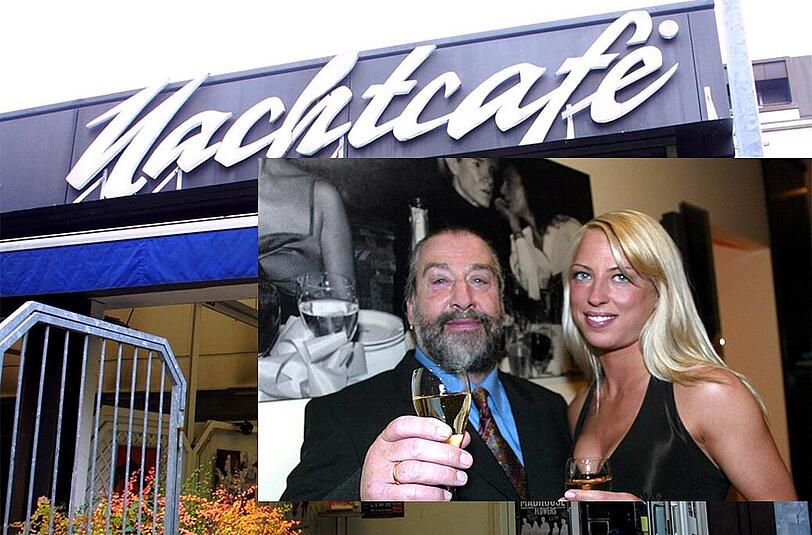 Das ehemalige Nachtcafé am Maximiliansplatz, dessen Erfinder Wolfi Kornemann (&dagger; 76) und Tochter Anna.